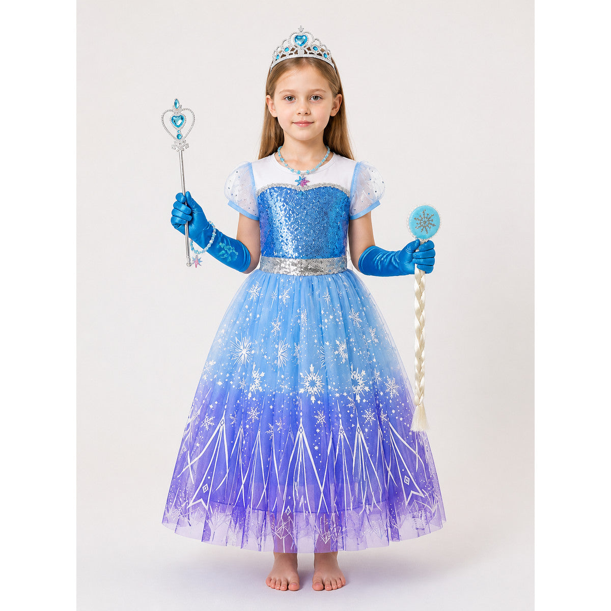 Snowflake Princess Costume for Halloween main product view