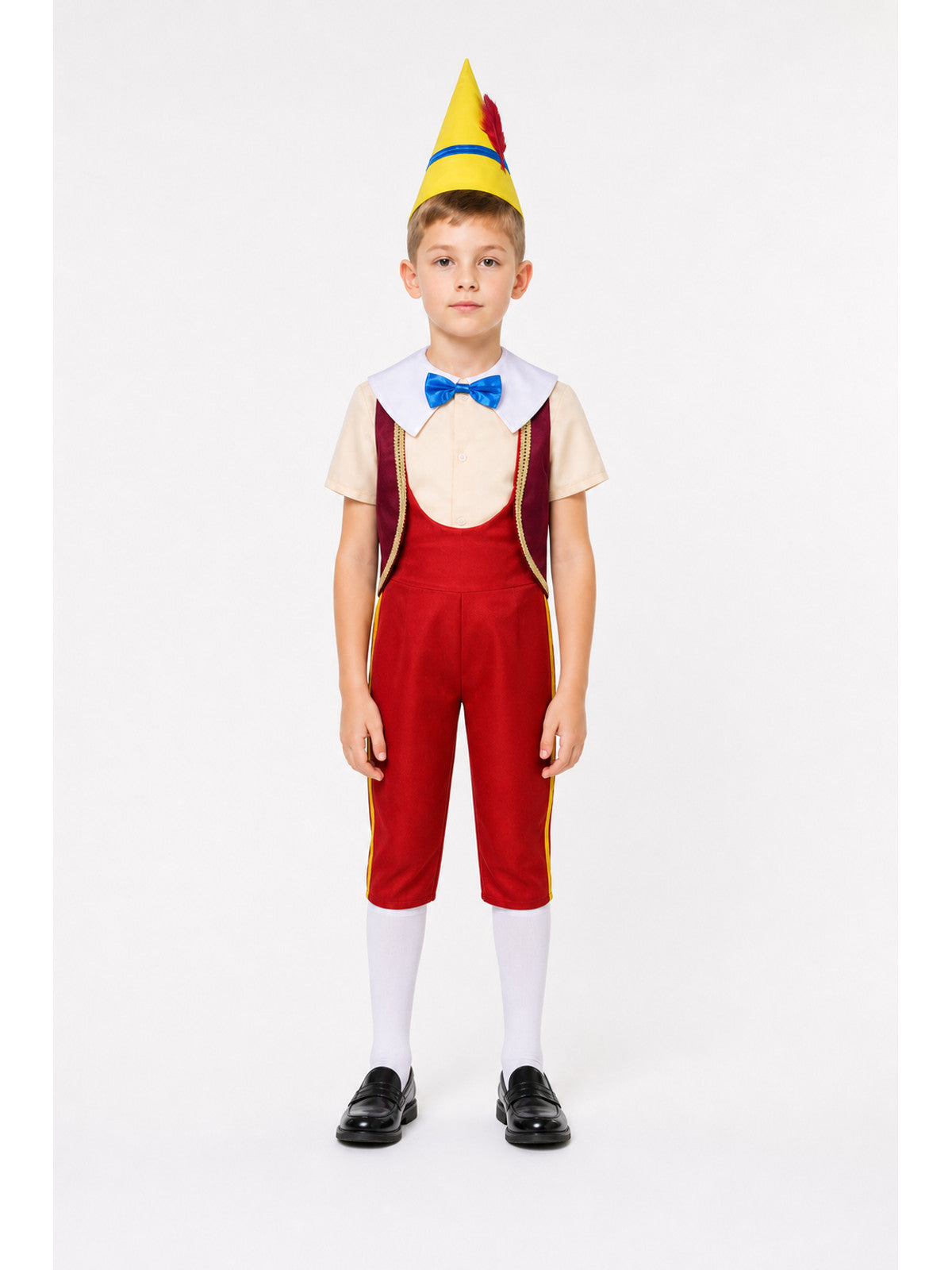 Pinocchio Costume for Performances, 5-Piece Set main product view