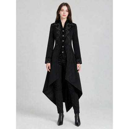 Carnival Gothic Frock Coat with Embroidery
