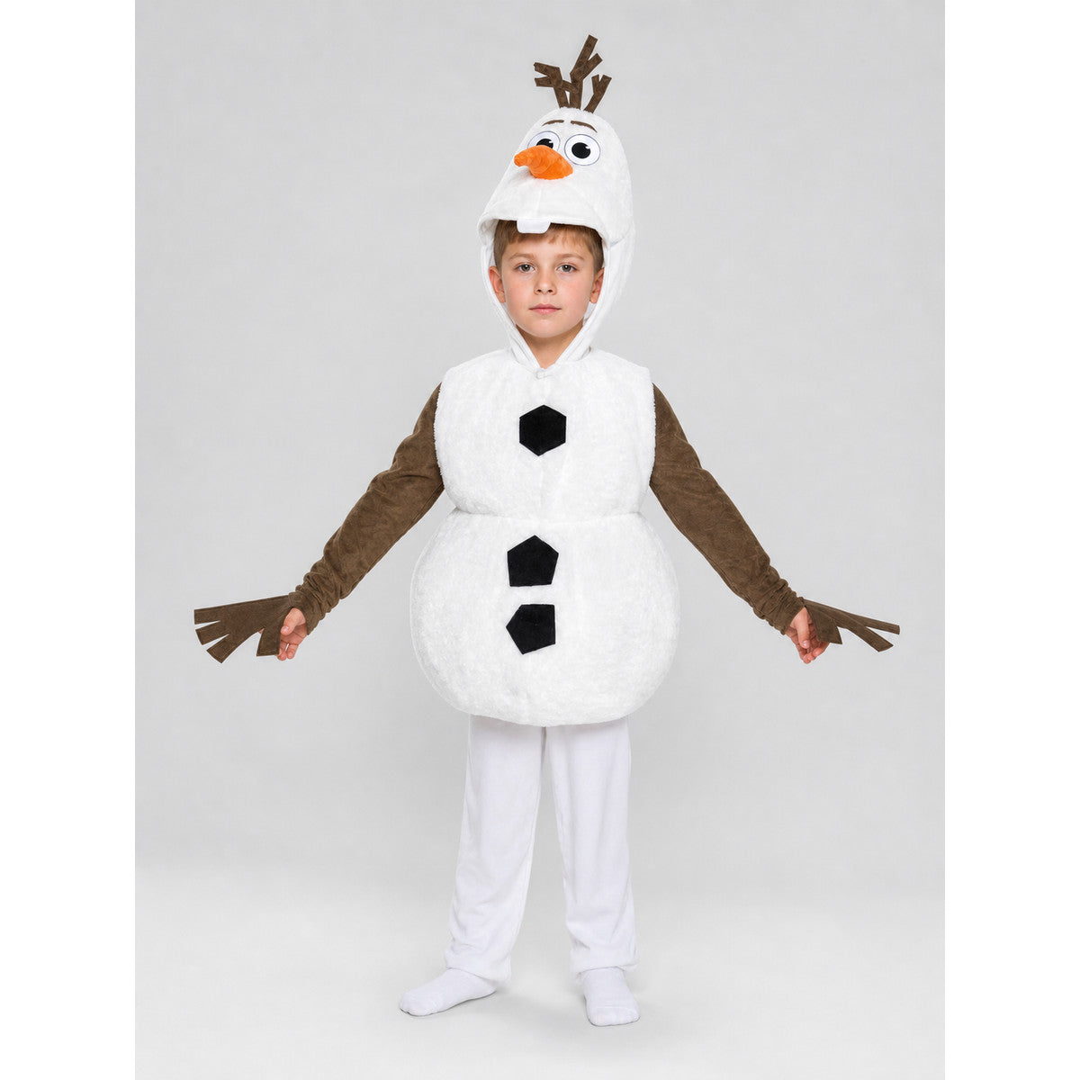 Snowman Costume for a Children's Party and Skit