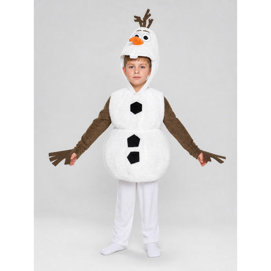 Snowman Costume for a Children's Party and Skit