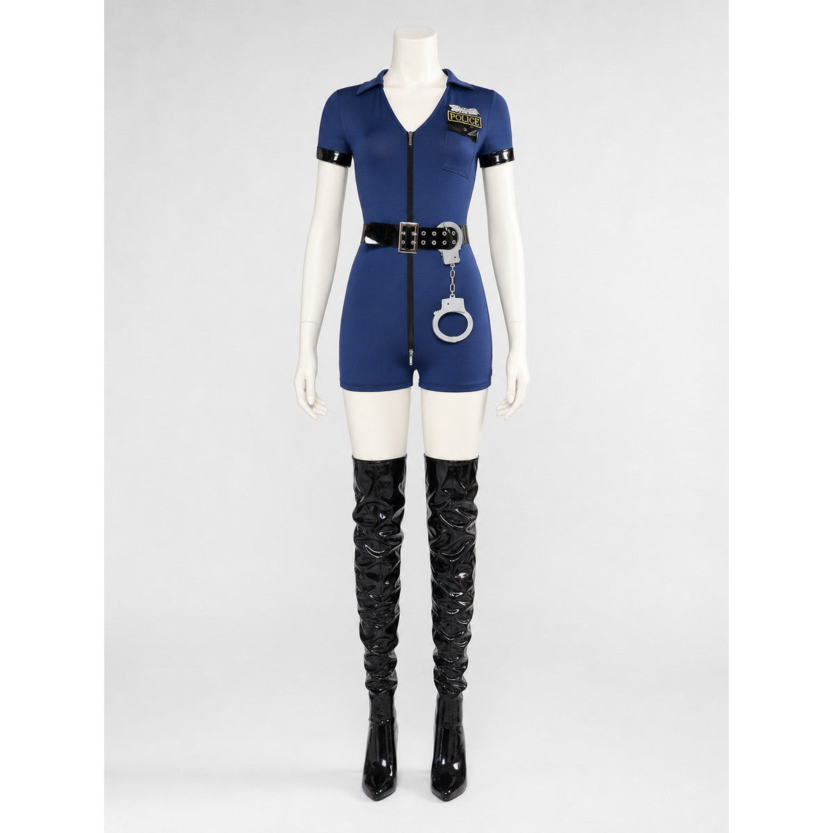 Carnival Police Costume with Shorts and Cap
