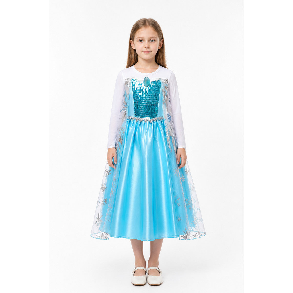 Princess Dress with Sequins and Snowflakes main product view
