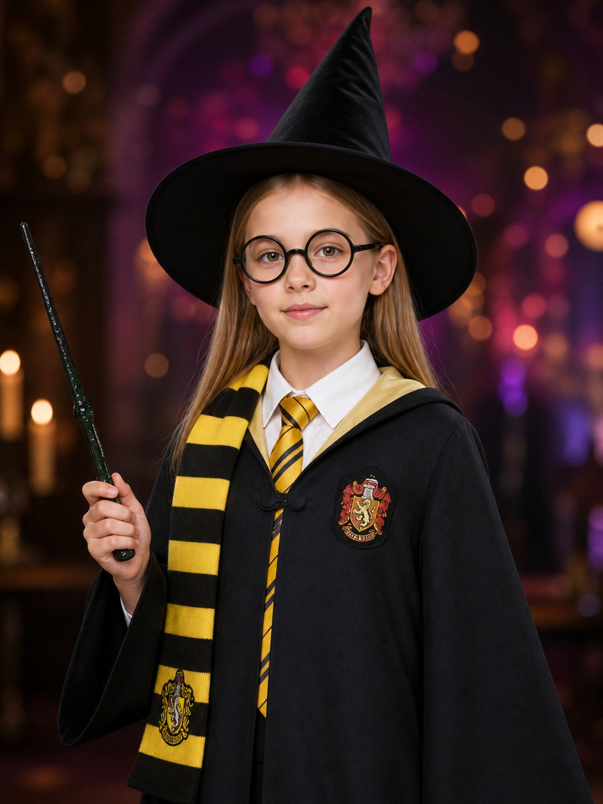 Harry Potter Hufflepuff Robe for Cosplay and Performances