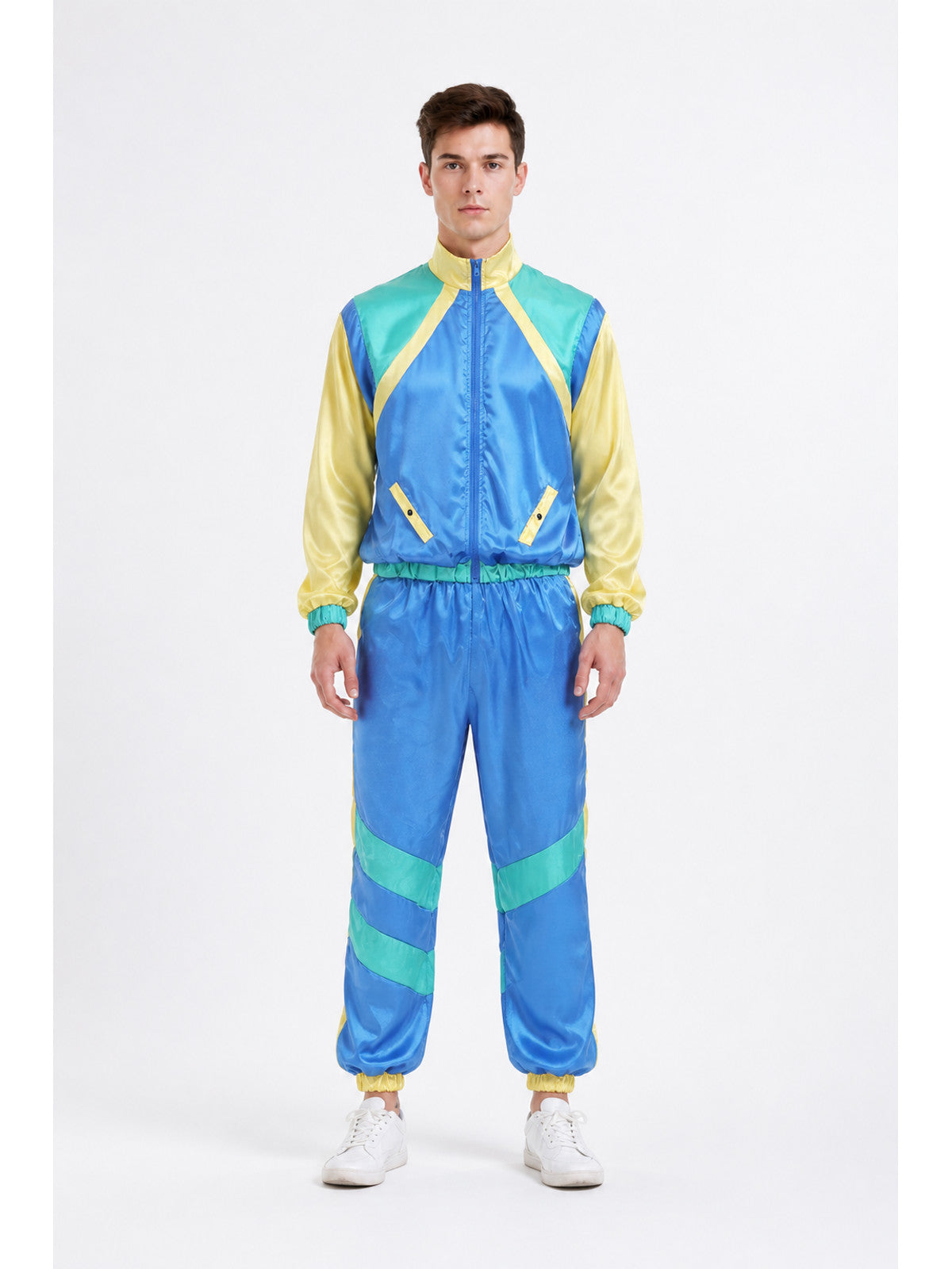 Disco Sports Jumpsuit with Front Zipper main product view