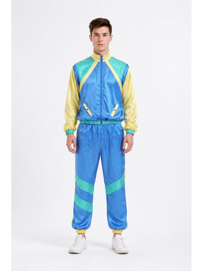 Disco Sports Jumpsuit with Front Zipper main product view