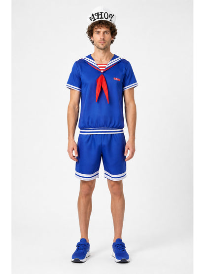 Sailor Costume: Shirt, Shorts, and Cap