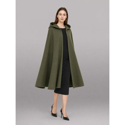 Olive Carnival Cloak with Hood