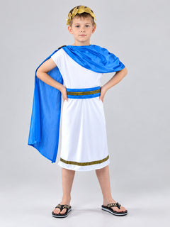 Children's Carnival Costume with Blue Cape
