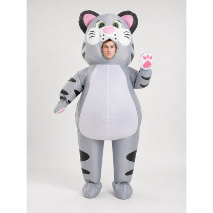 Inflatable Cat Costume for Halloween and Parties front view