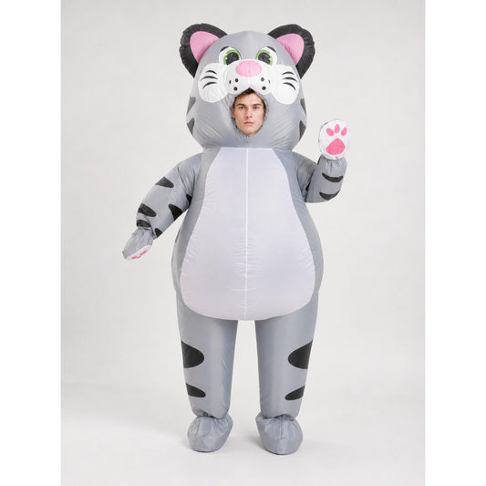 Inflatable Cat Costume for Halloween and Parties
