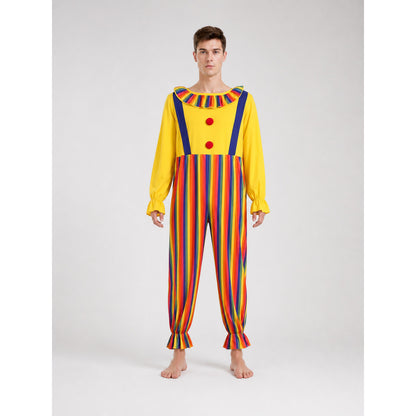 Clown Costume for Carnival and Stage Performances front view