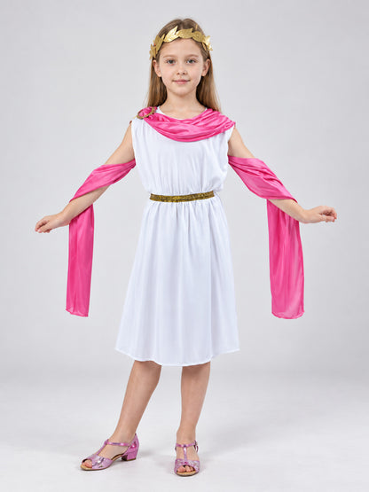 Kids' Carnival Costume with Draping and Belt