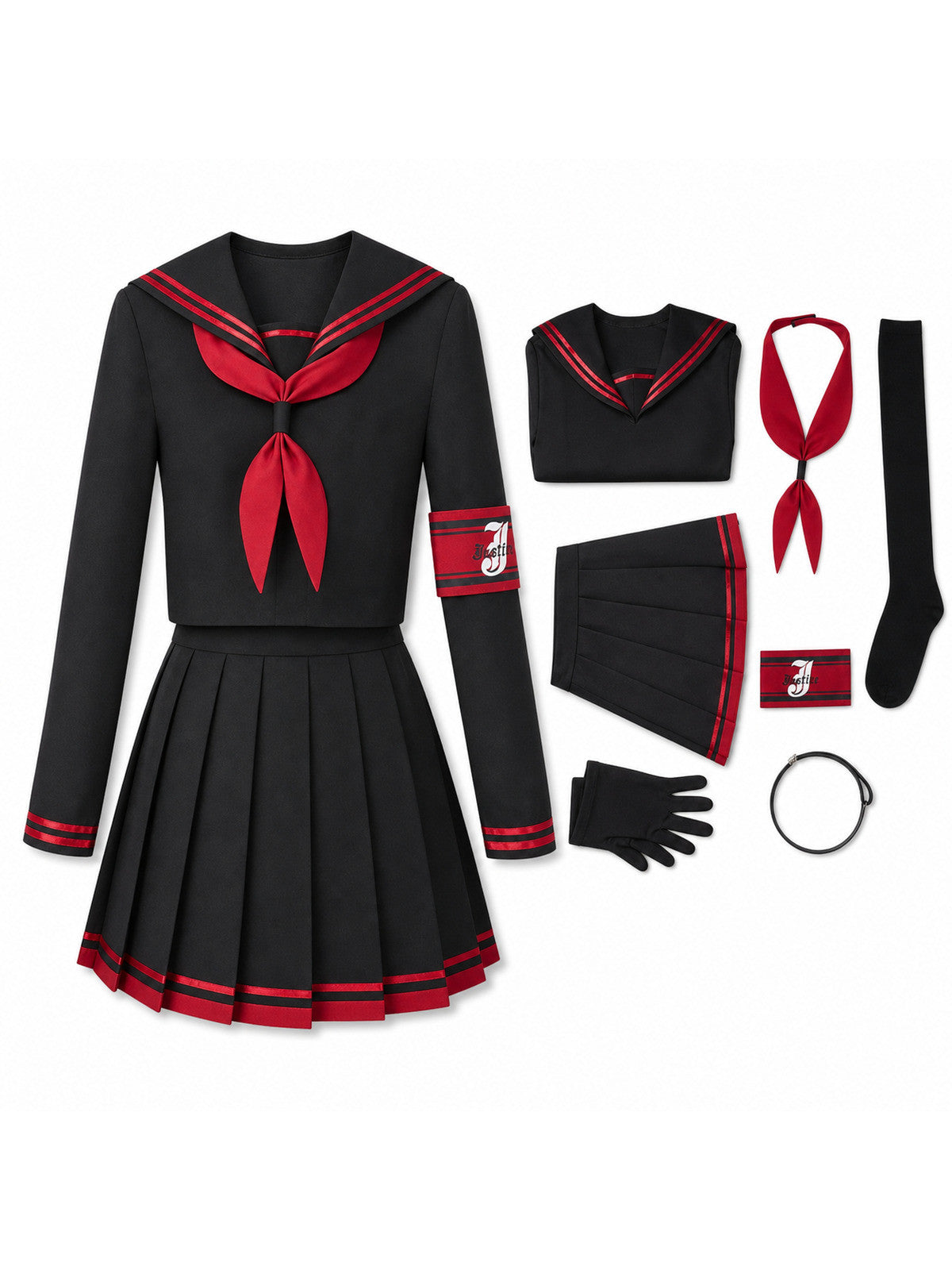Game Blue Archive Justice Realization Cosplay Anime Nakamasa Ichika Costume Wigs