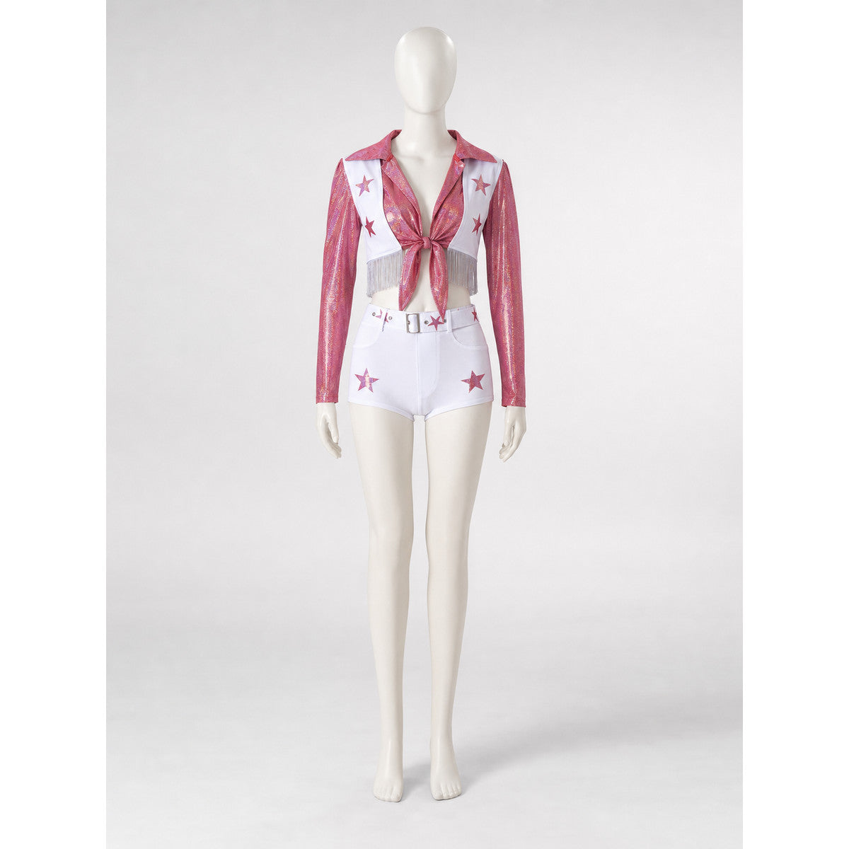 Stage Costume with Sparkly Top and Shorts