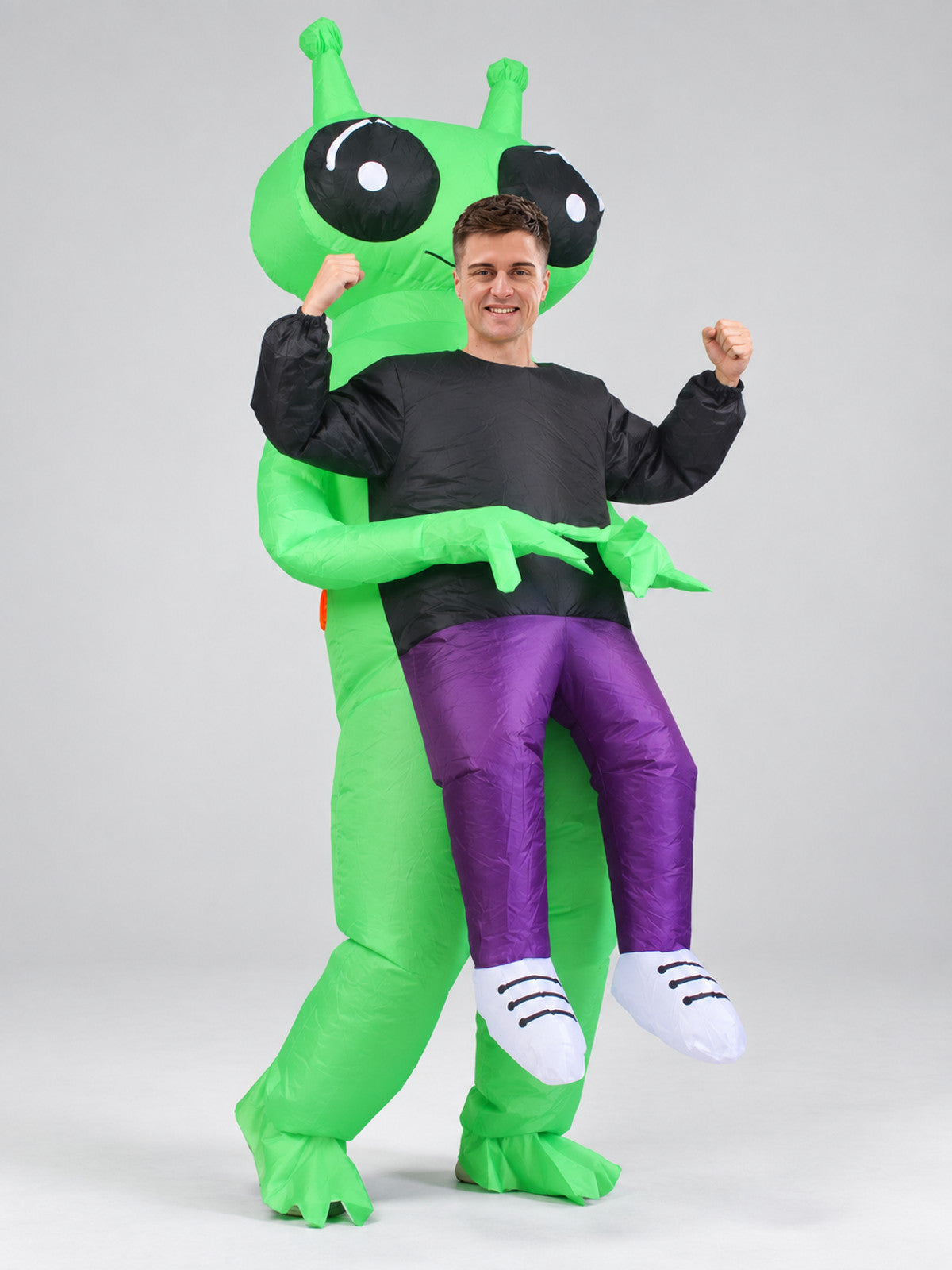 Inflatable Alien Costume Green with Fan