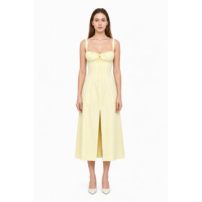 Thin-Strap Dress with a Square Neckline