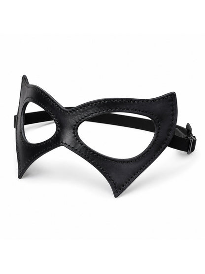 Catwoman Mask Masquerade, Face Cat Kitten Leather Mask for Women Women Girls main product view