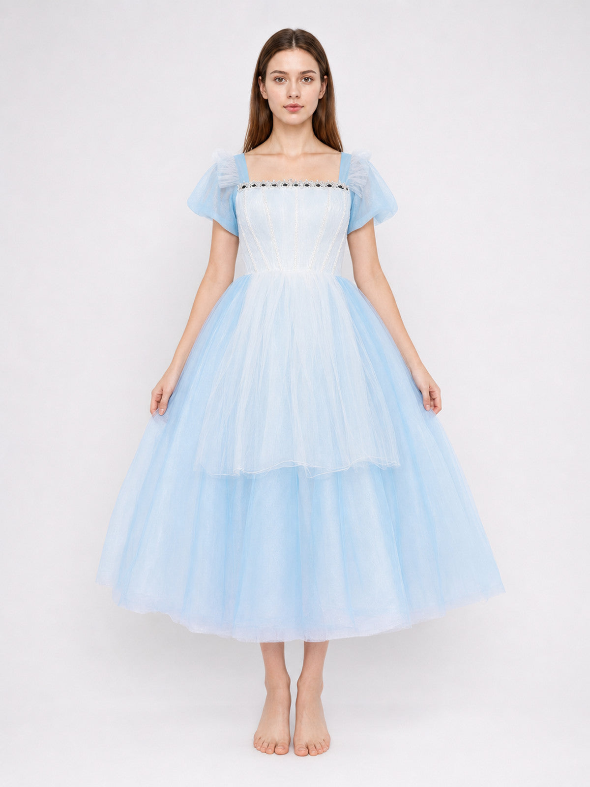 Princess Costume Dress for Cosplay and Stage front view