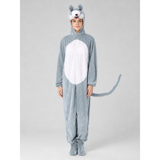Carnival Jumpsuit with Hood and Ears