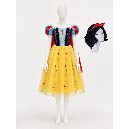 Princess Costume with Cape and Wig main product view