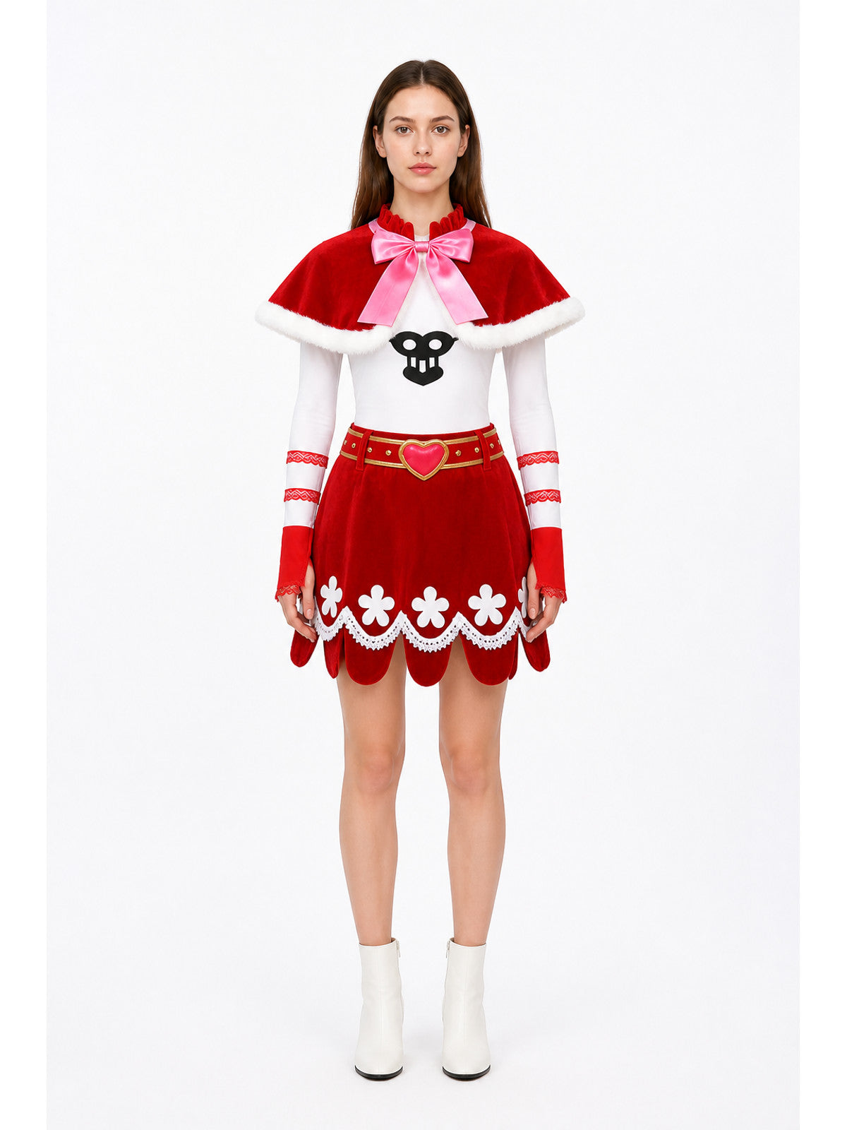 Perona One Piece Cosplay Costume with Cape main product view