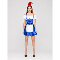 Bavarian-Style Cosplay Costume: Dress, Hat, and Belt