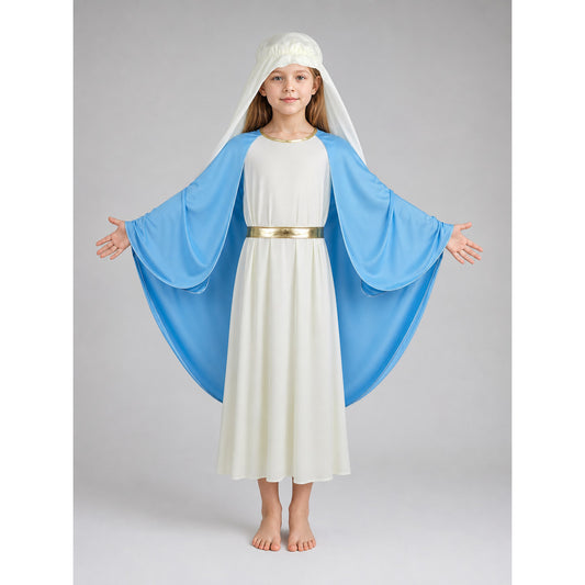 Biblical Costume with Veil and Belt