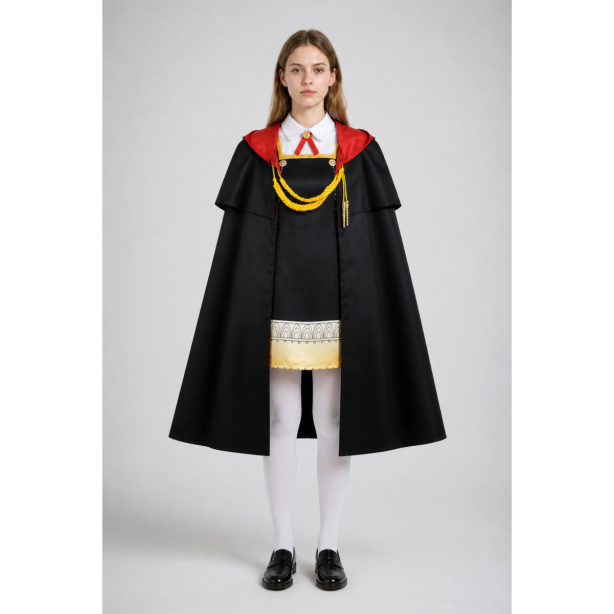 Anya Cosplay Costume from Spy x Family with Cape
