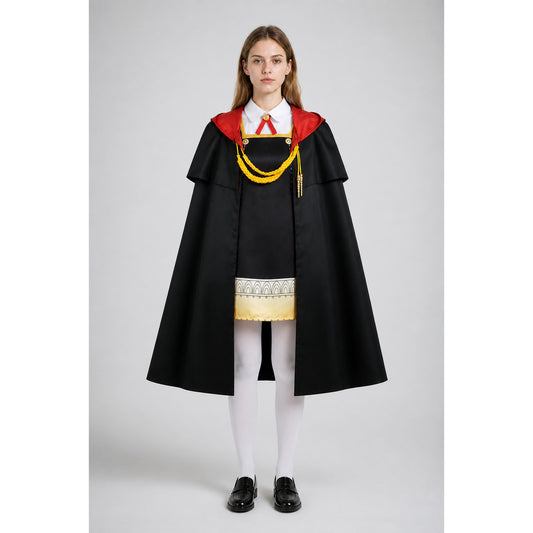 Anya Cosplay Costume from Spy x Family with Cape main product view