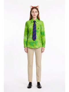 Zootopia Nick Wilde Cosplay Costume: Shirt, Tie, and Fox-Ear Headband