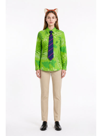 Cosplay Costume: Shirt, Tie, and Fox-Ear Headband main product view