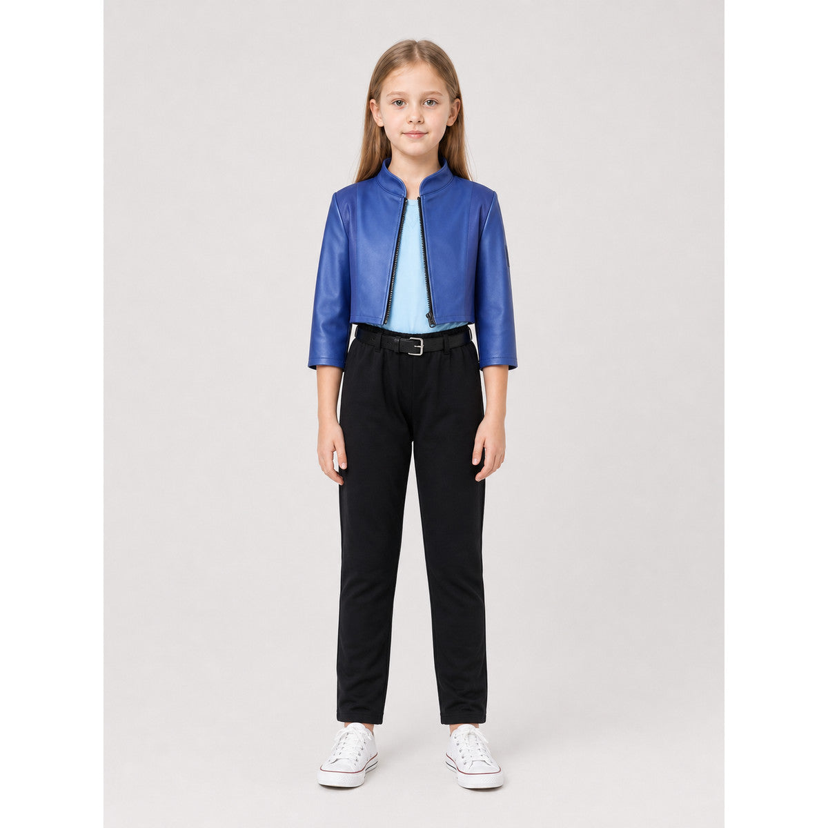 Judy Costume from Zootopia with Jacket, Shirt, and Pants on-model view