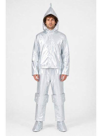 Silver Iron Woodcutter Costume with Hood main product view