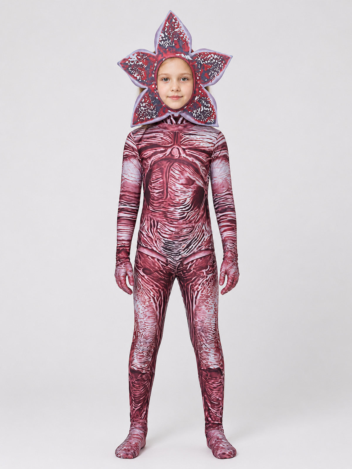 Carnivorous Flower Costume for Cosplay, Jumpsuit on-model view
