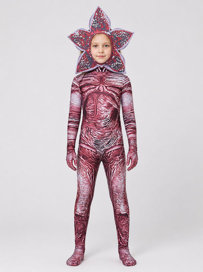 Carnivorous Flower Costume for Cosplay, Jumpsuit on-model view
