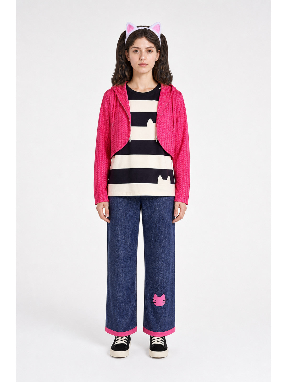Gabby costume: jacket, T-shirt, pants, wig