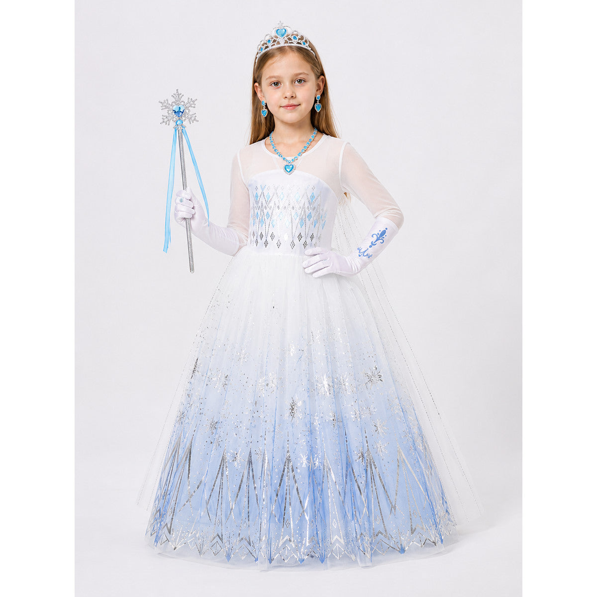 Snow Queen Carnival Costume for Halloween and Cosplay main product view