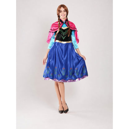 Snow White Carnival Costume with Dress and Cape