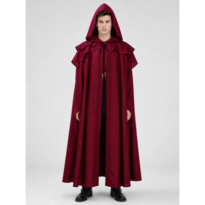 Medieval Hooded Cape for Cosplay