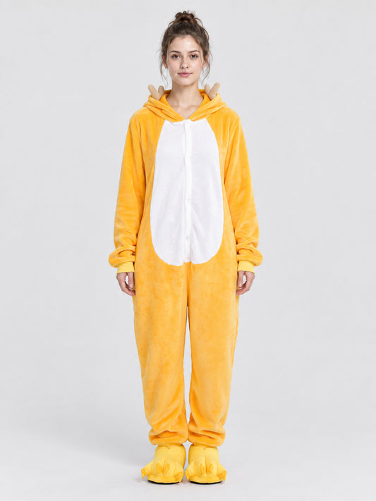 Animal Hooded Jumpsuit Pajama