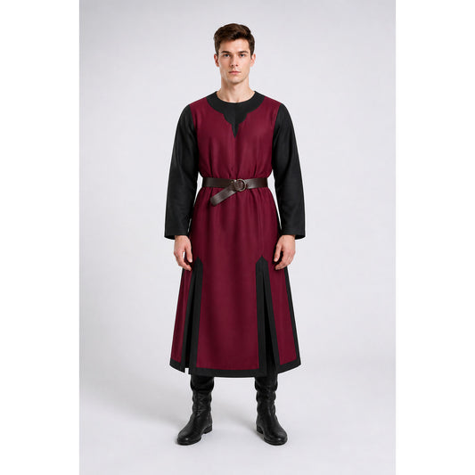 Red and Black Halloween Carnival Cloak with Belt main product view