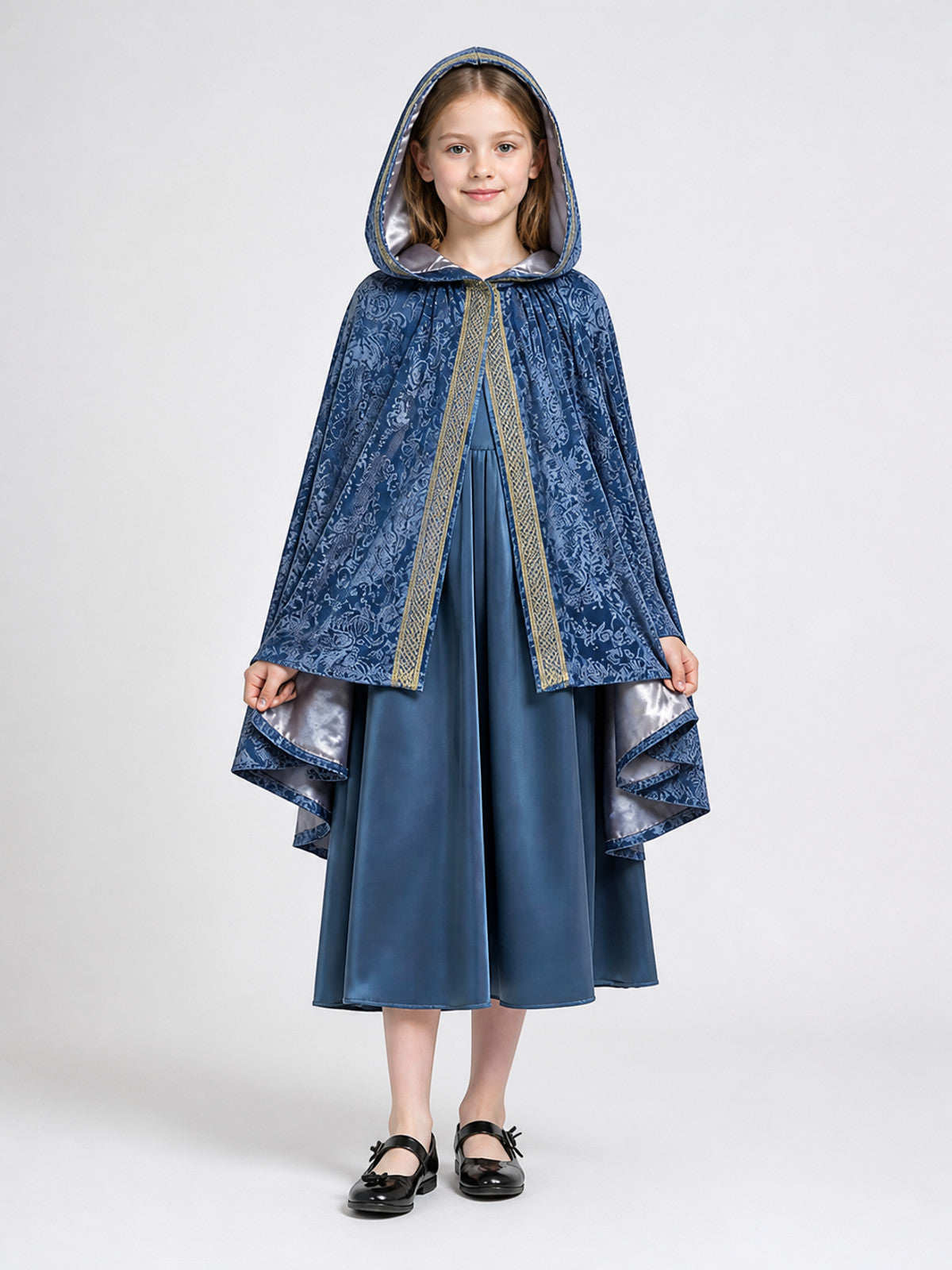 Medieval Hooded Cloak for Cosplay, Halloween main product view