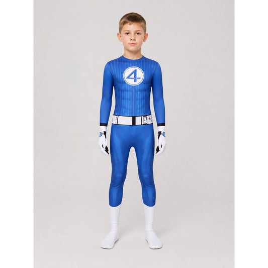 Fantastic Four Jumpsuit for Halloween and Cosplay on-model view