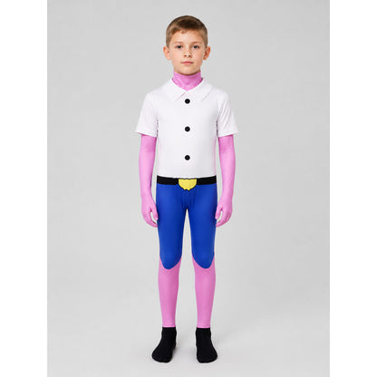 Charlie Pim Cosplay Jumpsuit Costume on-model view