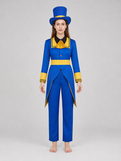Circus Ringmaster Costume with Top Hat front view