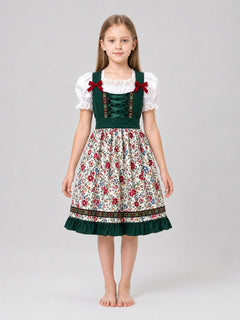 Dirndl-Style Costume with Apron