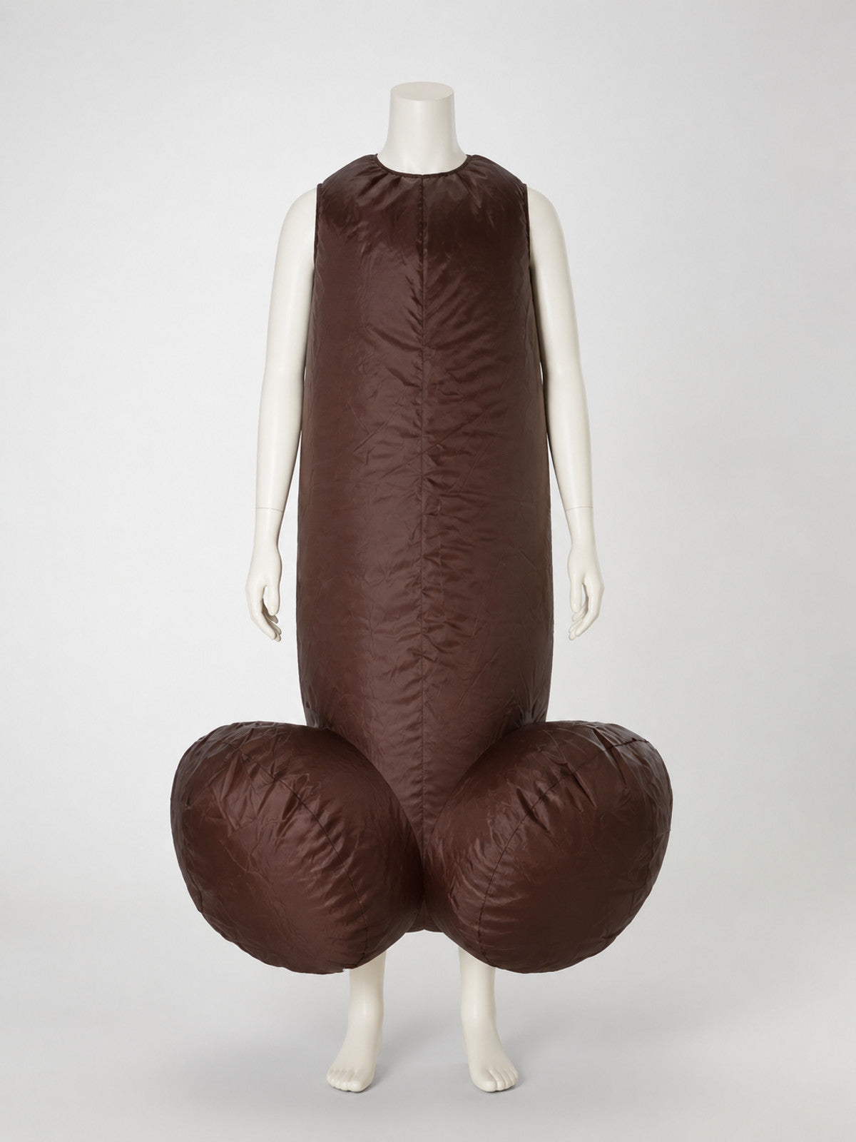 Brown Inflatable Carnival Costume, One Size front view