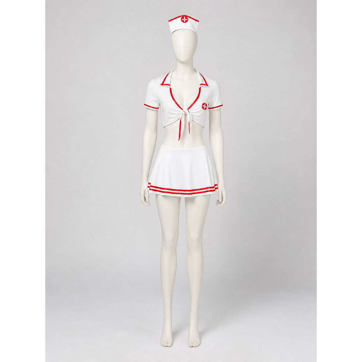 Medical Cosplay Costume with Red Crosses