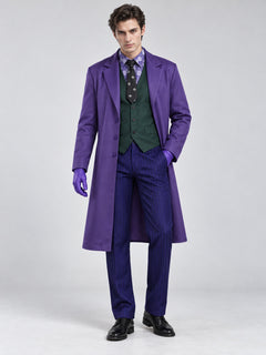 Cosplay Costume: Purple Cape, Vest, Tie